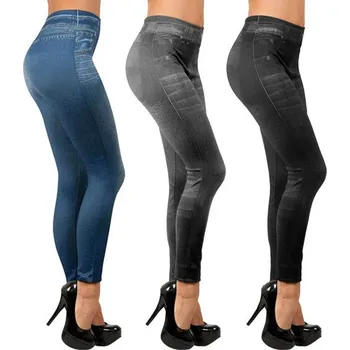 Dámské legíny MediaShop Jeansové legíny Slim’ n Lift Caresse Jeans