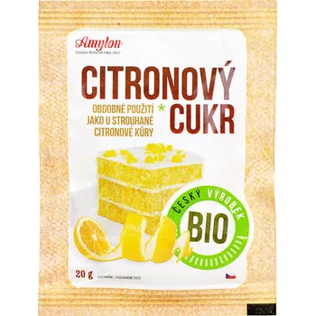 Cukr Amylon Cukr citronový Bio 20 g