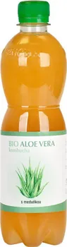 Limonáda Stevikom Bio Kombucha Aloe Vera s meduňkou 500 ml