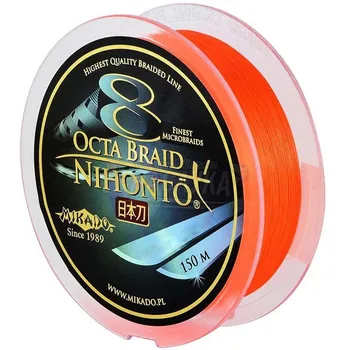 Mikado Nihonto Octa Braid oranžová 0,23 mm/ 150 m