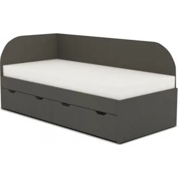 Postel Postel REA Gary 90x200cm - graphite - pravý roh