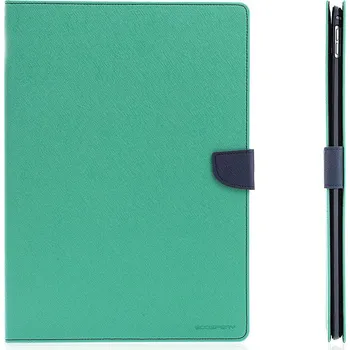 Pouzdro na mobilní telefon Pouzdro MERCURY Fancy Diary pro Apple iPad Pro 12,9 - stojánek a prostor na doklady - tyrkysové / modré