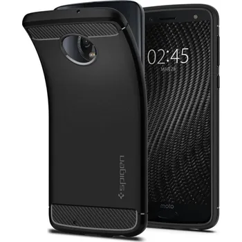 Pouzdro na mobilní telefon Spigen Rugged Armor Moto pro Motorola G6 Black M17CS23125