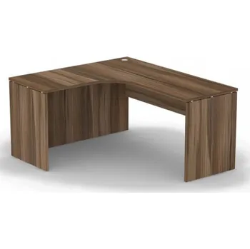 Psací stůl Rohový stůl REA Play - ořech rockpile - pravý