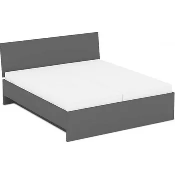 Postel Manželská postel REA Oxana 160x200cm – graphite