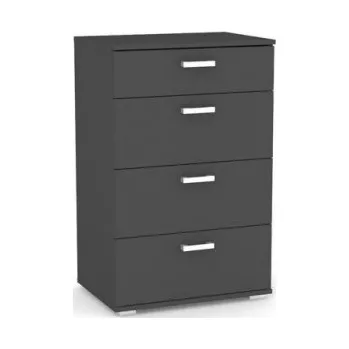 Komoda Komoda se zásuvkami REA Sisa 10 – graphite