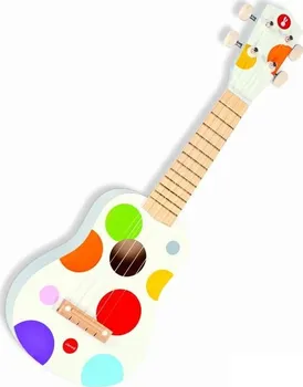 Hudební nástroj pro děti Janod Ukulele Confetti