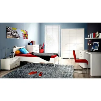 Dětský pokoj Studentský pokoj Snow II - bílý odstín