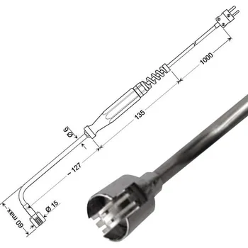 Úhlové povrchové teplotní čidlo Greisinger GOF400HO