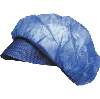 Jednorázová čepice Červa Vapi Peak jednorázová čepice s kšiltem modrá 100 ks