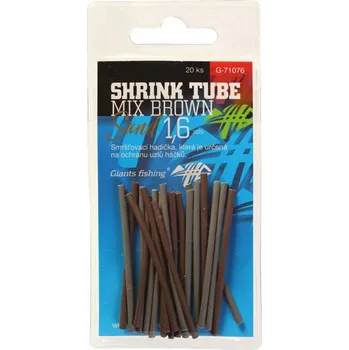 GIANTS FISHING SMRŠŤOVACÍ HADIČKA MIX BAREV SHRINK TUBE BROWN-SAND 2MM,20KS