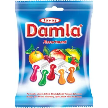 Cukrovinka DAMLA ovocné karamely 1 kg ovocný mix (oblíbené ovocné karamely)