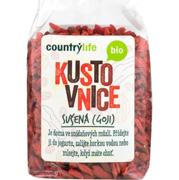 Sušené ovoce Country Life Kustovnice cizí sušená goji Bio 250 g