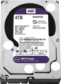Interní pevný disk Western Digital Purple 4 TB (WD40PURZ)
