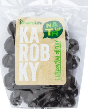 Country Life Karobky s lískovými ořechy 100 g