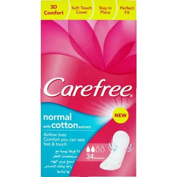 Carefree Cotton 34ks Dámské vložky