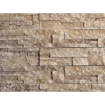 Obklad Kámen lámaný Vaspo béžovo-hnědý 36x10,7cm cena za balení