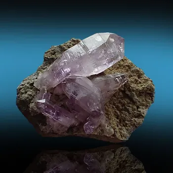 Přírodní kámen Ametyst z Mexika 65x52mm, krystal: 45x18mm