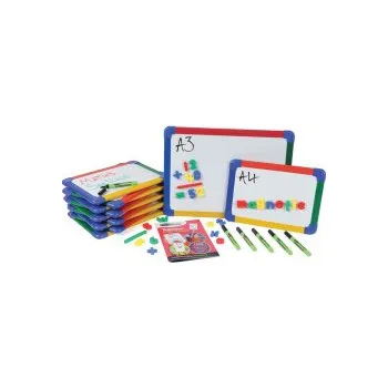 Magnetická kreslící tabulka Show-me Magnetická stíratelná tabulka, A4 – čtverečky/bílá