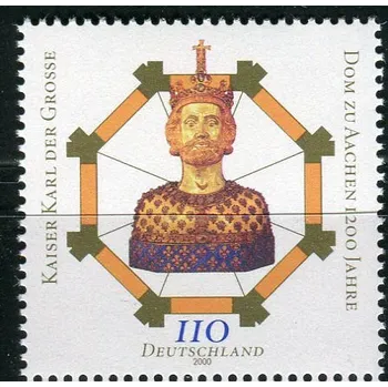 Poštovní známka (2000) MiNr. 2088 ** - Německo - 1200 let katedrála v Aachenu
