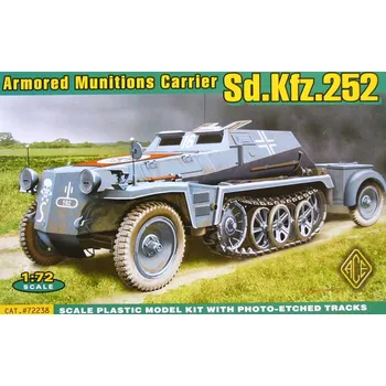 Plastikový model 1/72 Sd.Kfz.252 armoured munitions carrier