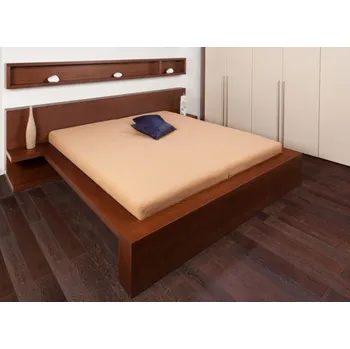 Prostěradlo Smolka froté prostěradlo pomerančové světle Rozměr: 100x200