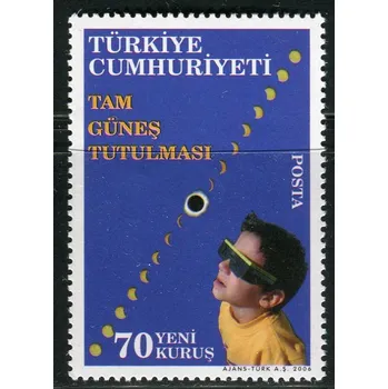 Poštovní známka (2006) MiNr. 3502 ** - Turecko - Celkové zatmění Slunce