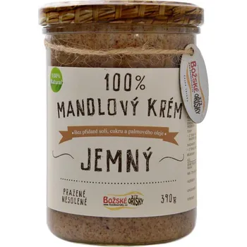 Božské Oříšky 100% Mandlový krém jemný 390 g