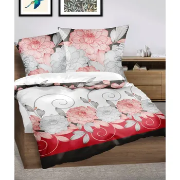 Povlečení Saténové povlečení 140x200 - Pavla červená