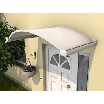 Stříška nad vchodové dveře Gutta Guttavordach OV/B 160 x 90 cm bílá/bílá