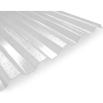 Polykarbonátová deska Gutta Guttagliss Makro CST trapéz čirá 1,1 mm, 1045 x 5000 mm