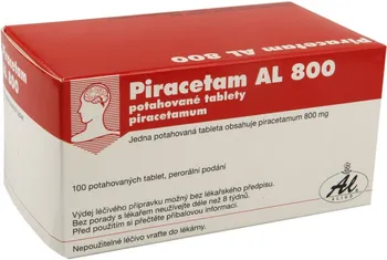 Lék na neurologické potíže Piracetam AL 800