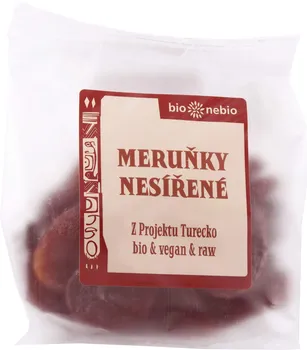 Sušené ovoce Bio Nebio Sušené meruňky nesířené bio