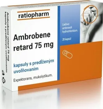 Lék na kašel, rýmu a nachlazení Ambrobene 75 mg
