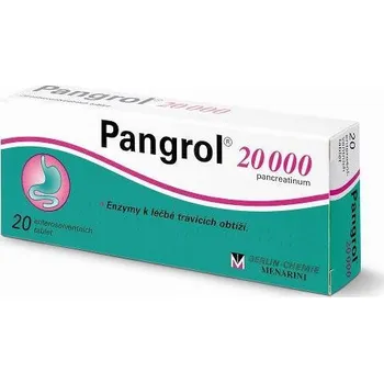 Lék při potížích s trávením Pangrol 20000 20 tbl.