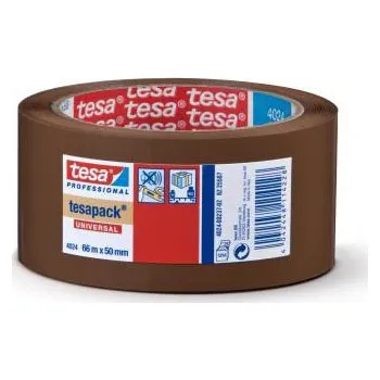Páska balicí tesa 50 m x 66 mm, tichá, akrylát, hnědá
