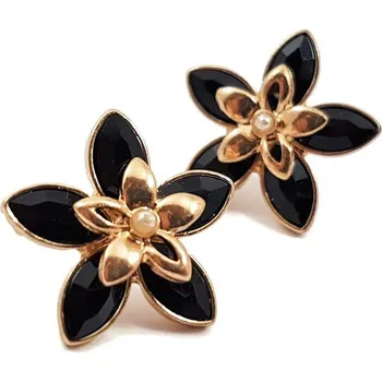 Souprava šperků Náušnice zlaté kytičky