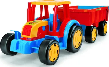 Hračka na písek Teddies Wader Gigant traktor s vlekem