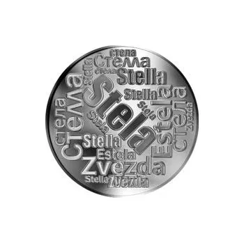 Česká jména - Stela - velká stříbrná medaile 1 Oz