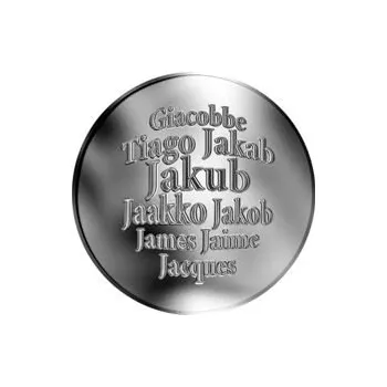 Česká jména - Jakub - stříbrná medaile
