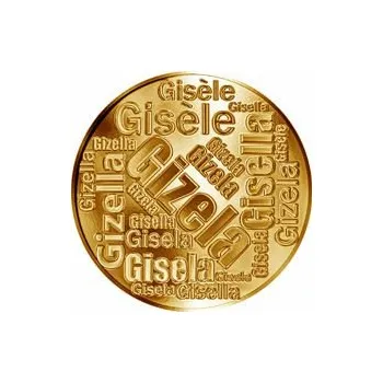 Volný čas Česká jména - Gizela - velká zlatá medaile 1 Oz