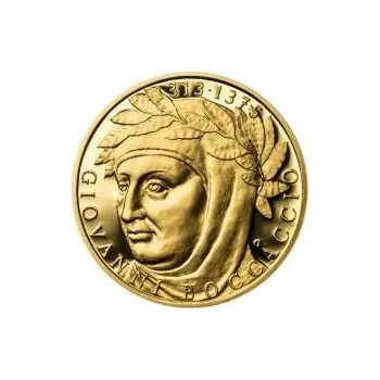 Giovanni Boccaccio - 700. výročí narození Au proof