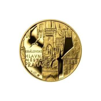 Královské hlavní město Praha - zlato 1 Oz Proof
