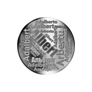 Česká jména - Albert - velká stříbrná medaile 1 Oz