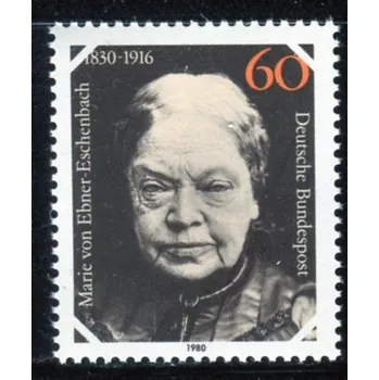 Poštovní známka (1980) MiNr. 1057 ** - Německo - 150. narozeniny Marie Freifrau von Ebner-Eschenbachové