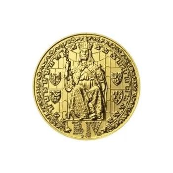 b.k. - Pražské dukáty - 5 dukát - Prašná brána Au