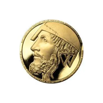 Pražská mincovna Svatováclavský chorál zlato Proof - 1 Oz