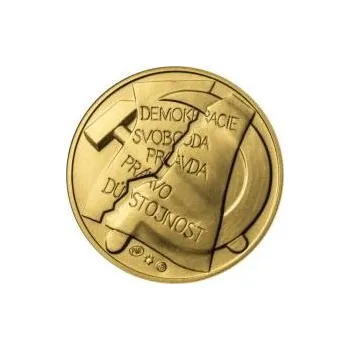 Memento 25. února 1948 - komunistický puč v Československu - 1 Oz zlato b.k.