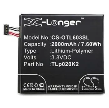 Baterie pro mobilní telefon Alcatel CS-OTL603SL