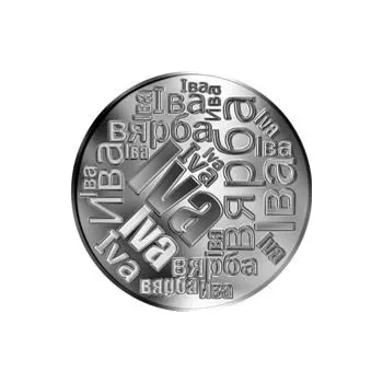 Česká jména - Iva - velká stříbrná medaile 1 Oz